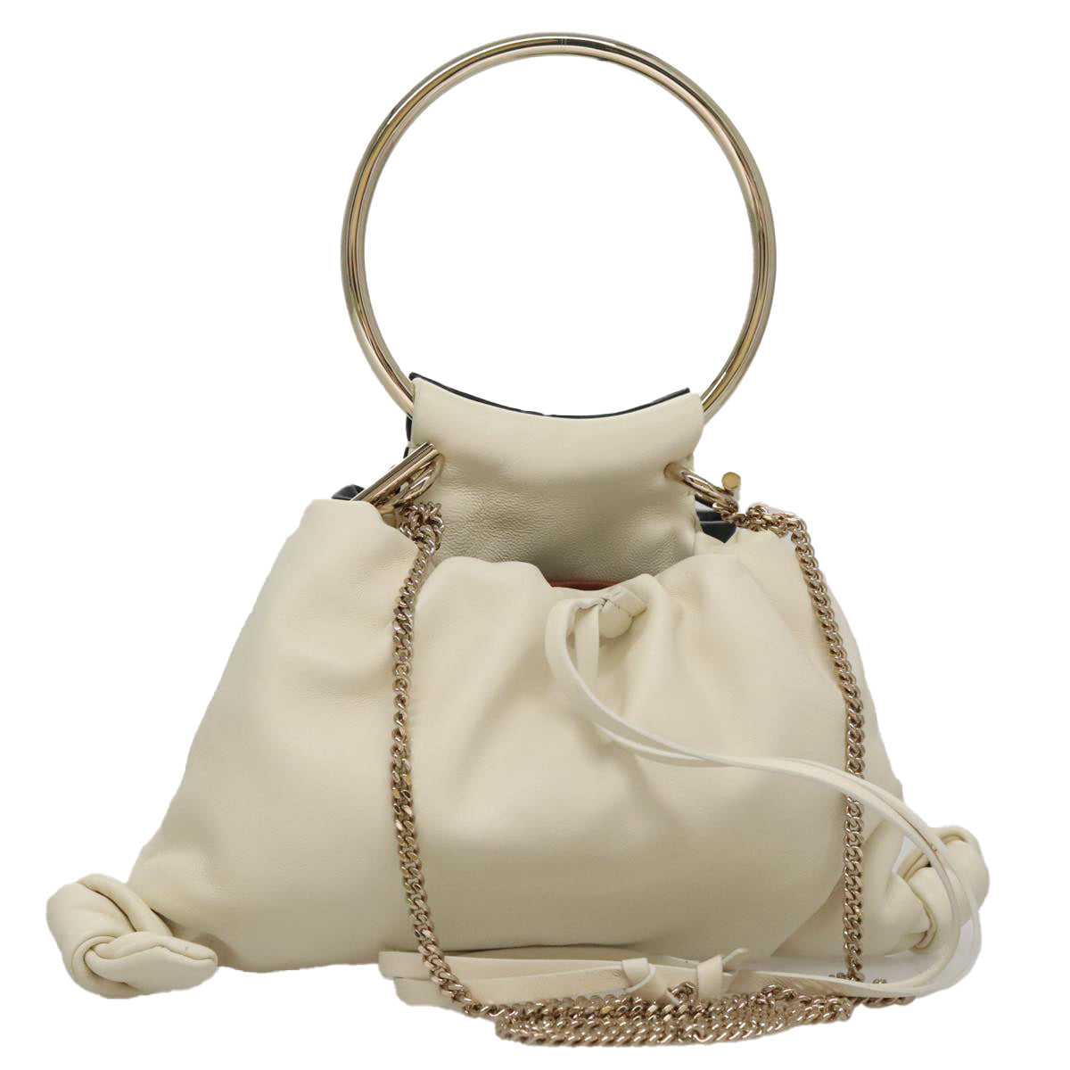 Chloé White Leather Handbag (Pre-Owned)