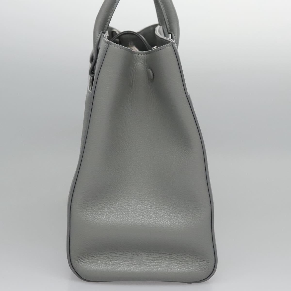 Chanel Executive Grey Leather Tote Bag (Pre-Owned)