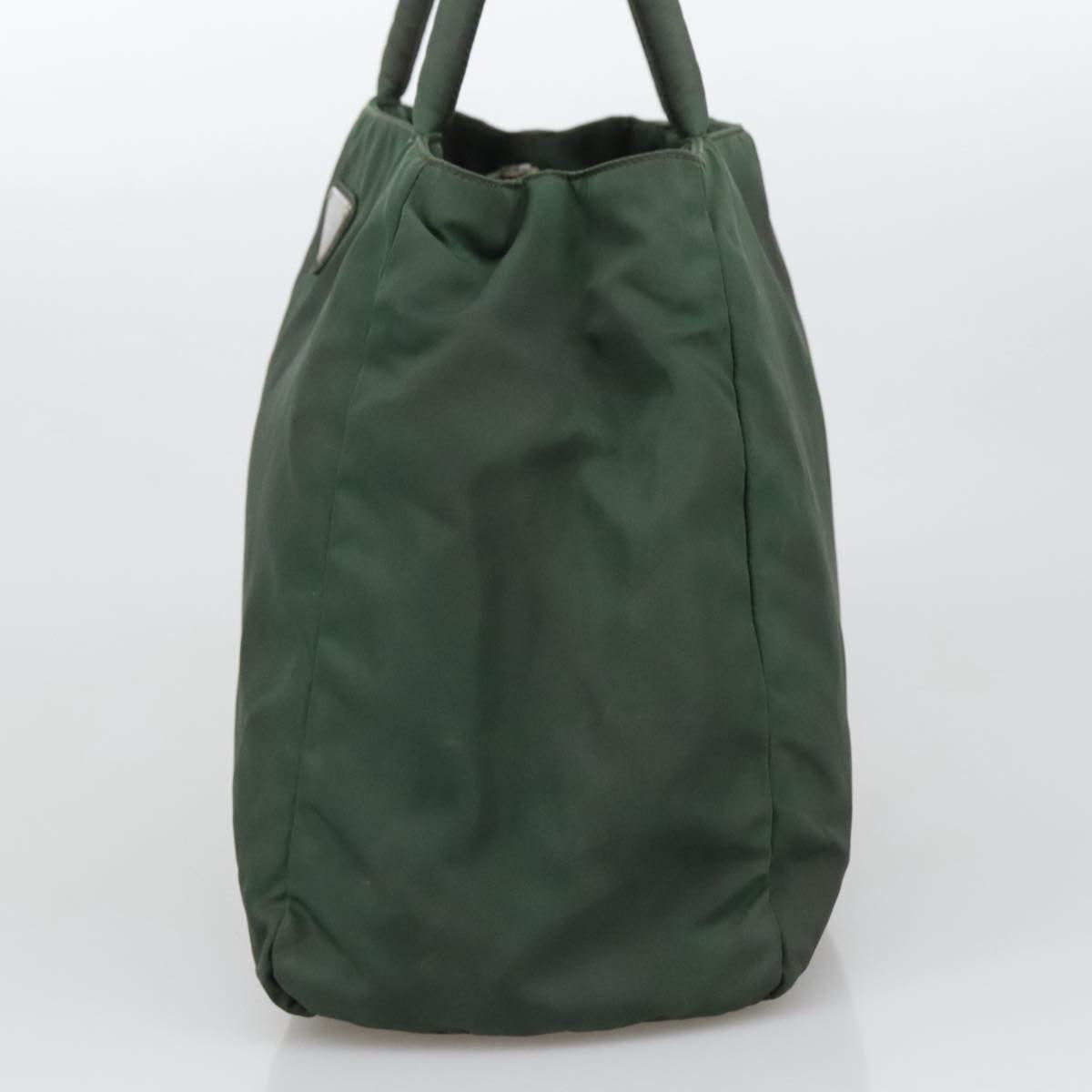 Prada Tessuto Green Synthetic Handbag (Pre-Owned)