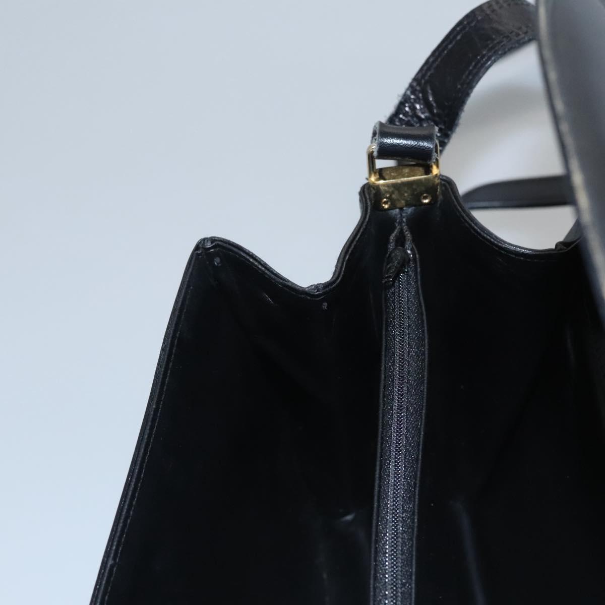 Bally Black Leather Shoulder Bag (Pre-Owned)