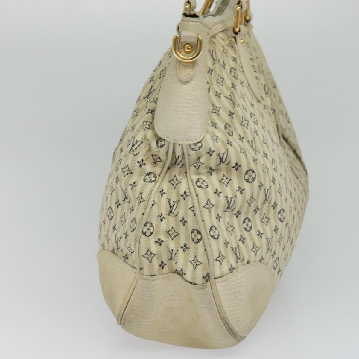 Louis Vuitton Marina Gm Blue Canvas Handbag (Pre-Owned)