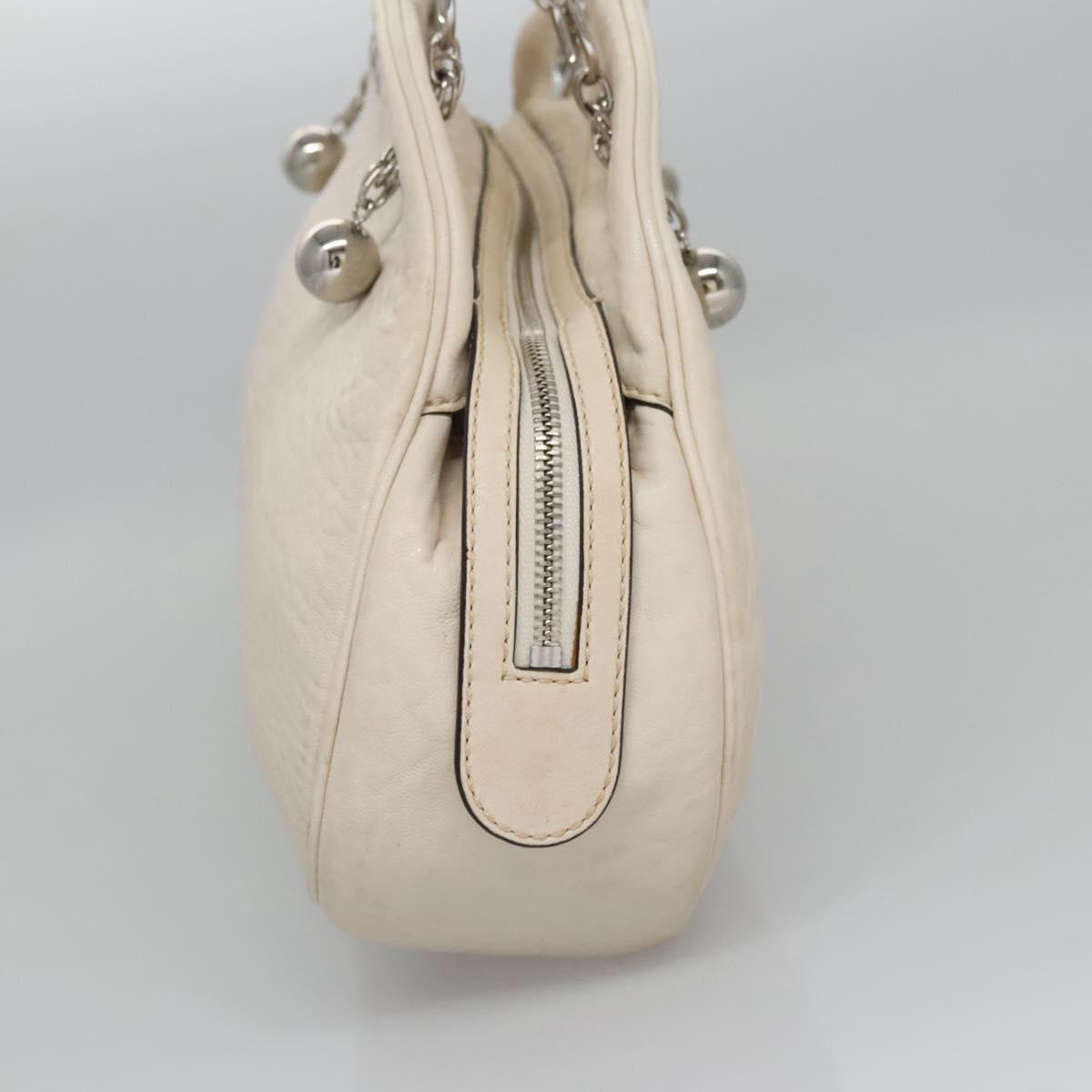 Céline Vintage Beige Leather Shoulder Bag (Pre-Owned)