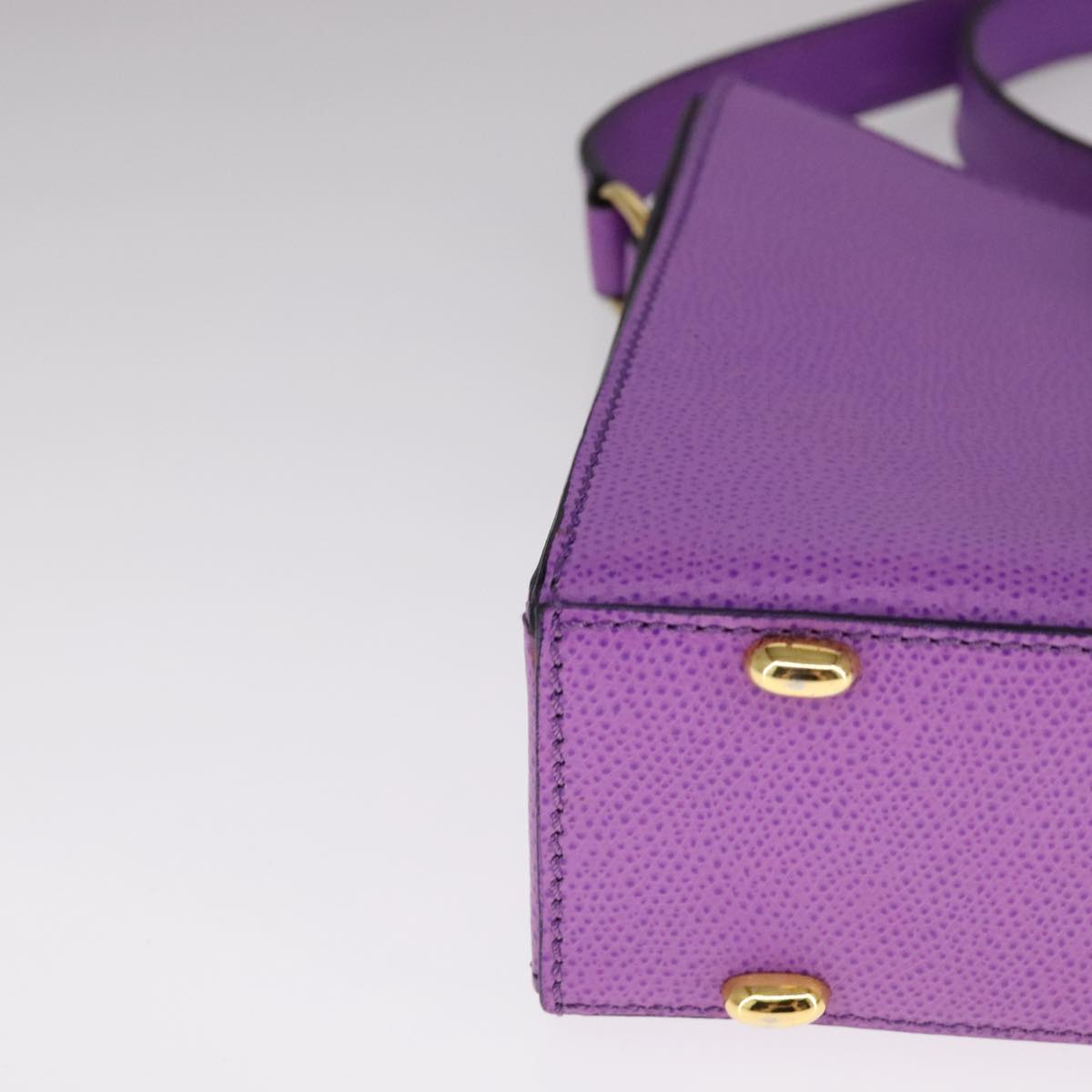 Céline Purple Leather Shoulder Bag (Pre-Owned)