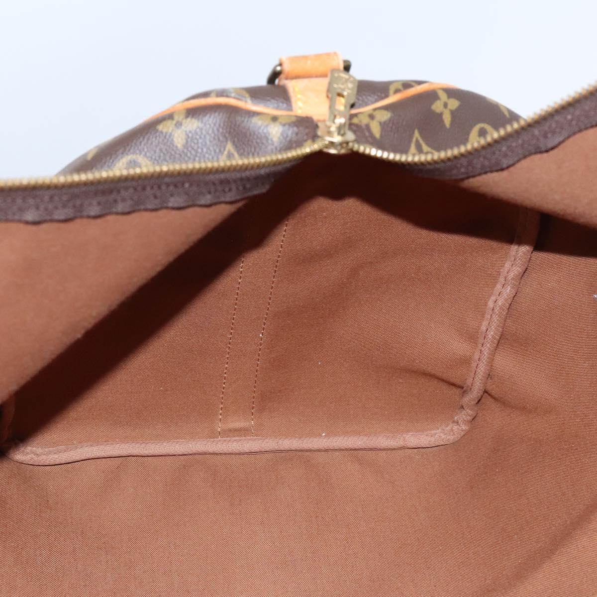 Louis Vuitton Keepall Bandoulière 60 Brown Canvas Travel Bag (Pre-Owned)