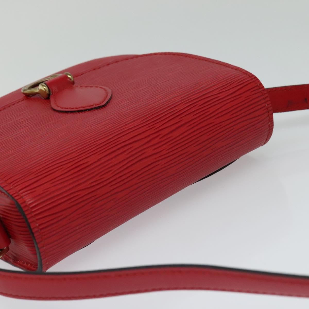Louis Vuitton Saint Cloud Red Leather Shoulder Bag (Pre-Owned)
