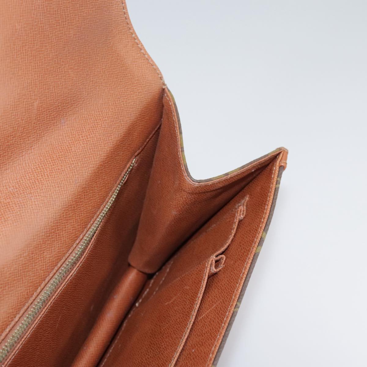 Louis Vuitton Pochette Dame Brown Canvas Clutch Bag (Pre-Owned)
