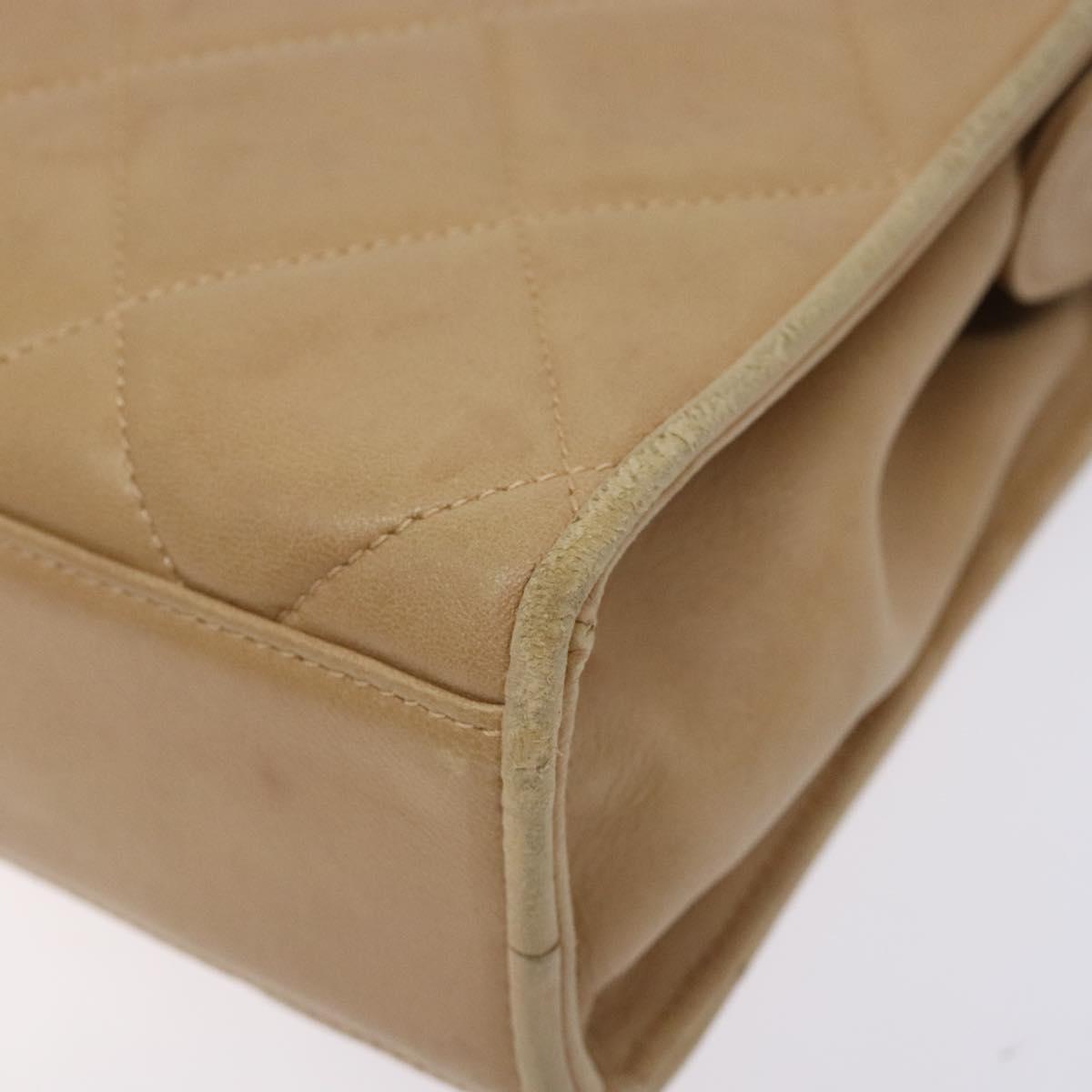 Chanel Camera Beige Leather Shoulder Bag (Pre-Owned)