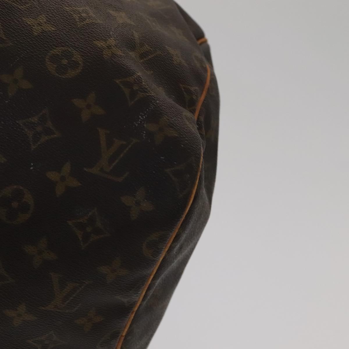 Louis Vuitton Keepall 55 Brown Canvas Travel Bag (Pre-Owned)