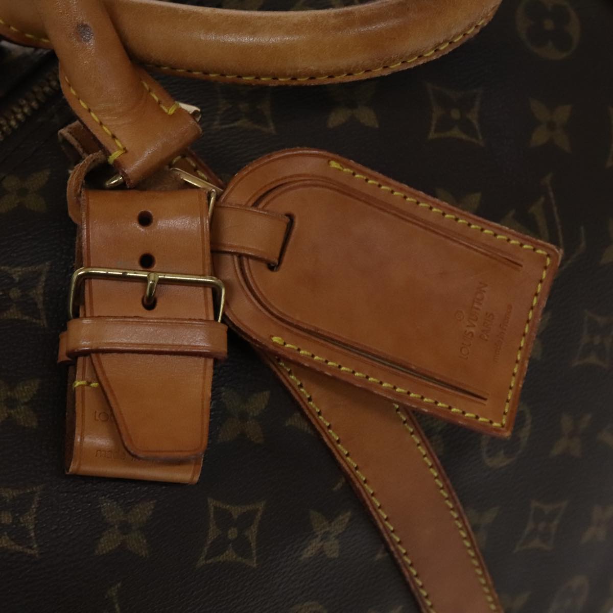 Louis Vuitton Keepall Bandoulière 60 Brown Canvas Travel Bag (Pre-Owned)