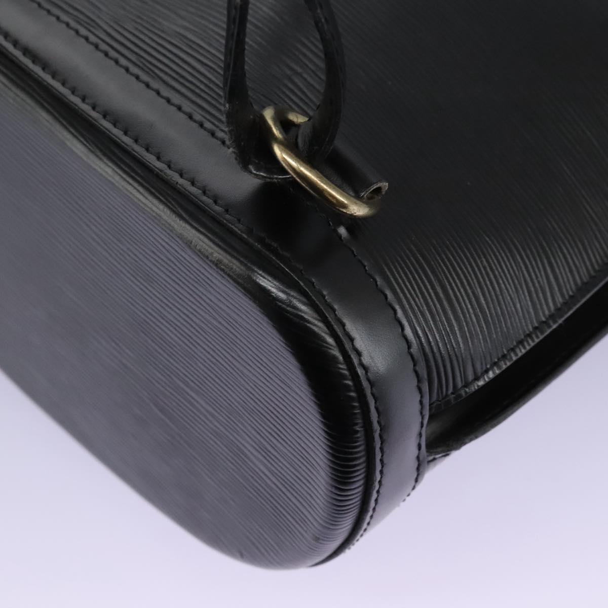 Louis Vuitton Gobelins Black Leather Backpack Bag (Pre-Owned)
