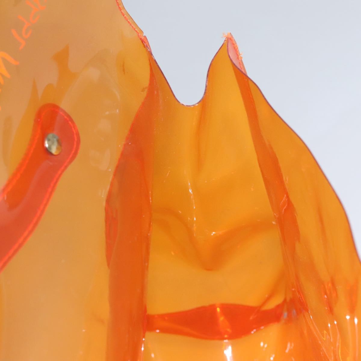 Hermès Orange Vinyl Handbag (Pre-Owned)