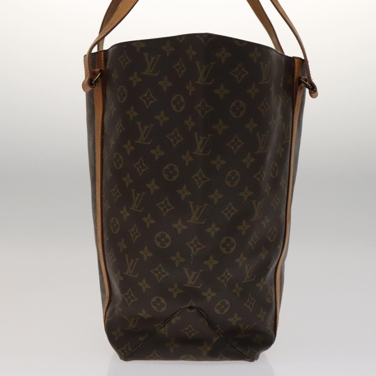 Louis Vuitton Shopping Brown Canvas Tote Bag (Pre-Owned)