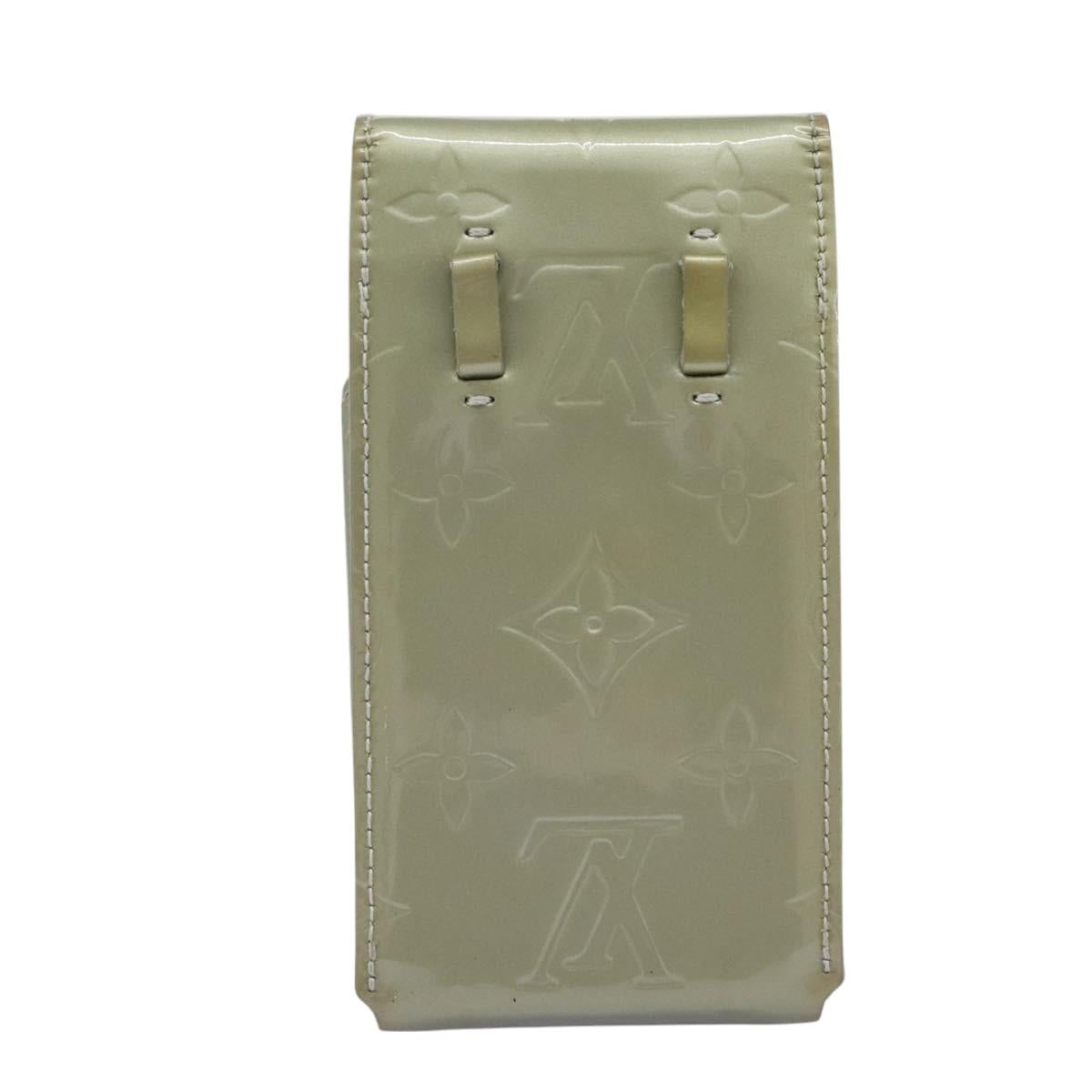 Louis Vuitton Etuit À Cigarettes Green Patent Leather Wallet (Pre-Owned)
