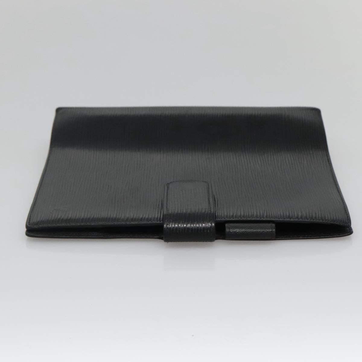 Louis Vuitton Agenda Cover Black Leather Wallet (Pre-Owned)