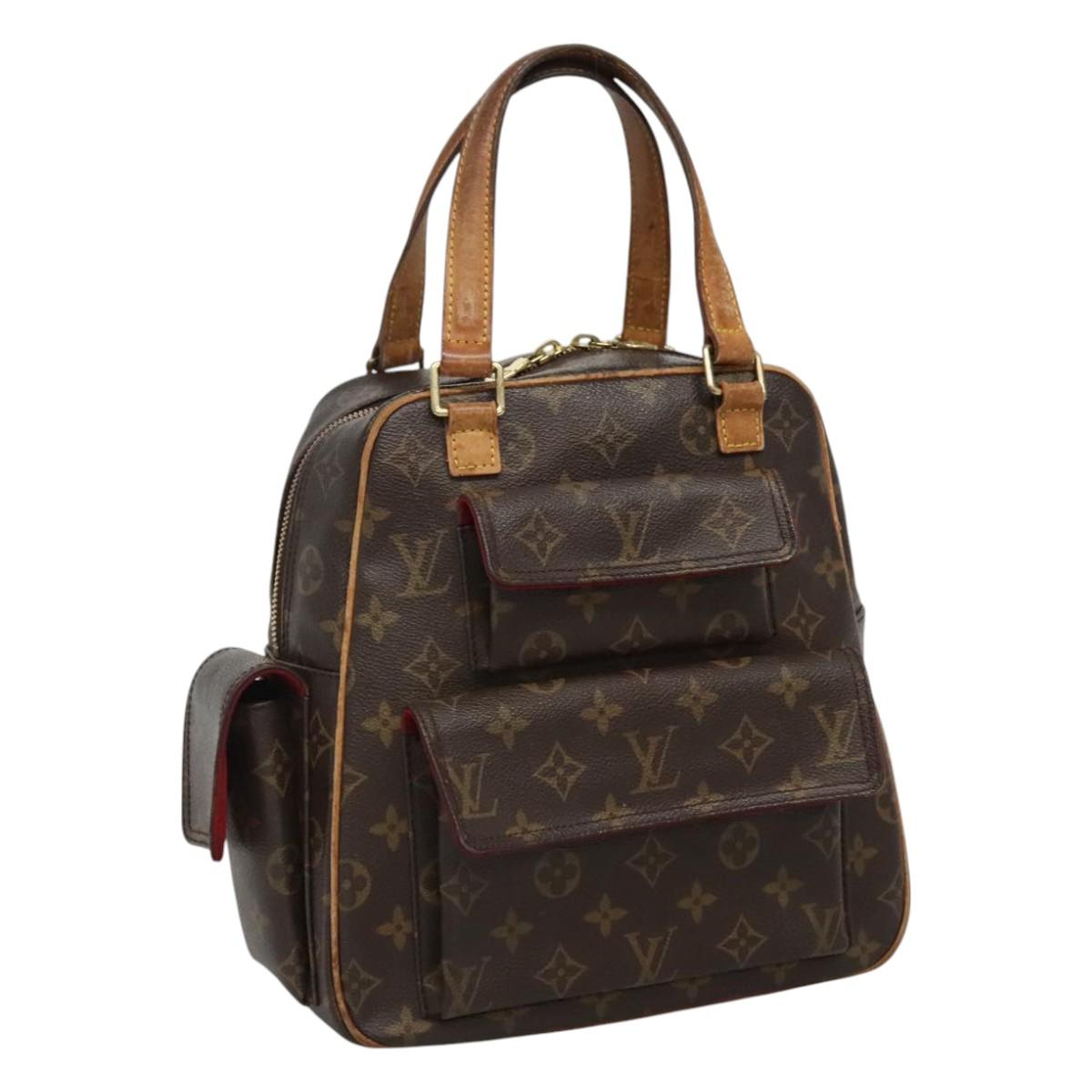 Louis Vuitton Excentri Cité Brown Canvas Handbag (Pre-Owned)