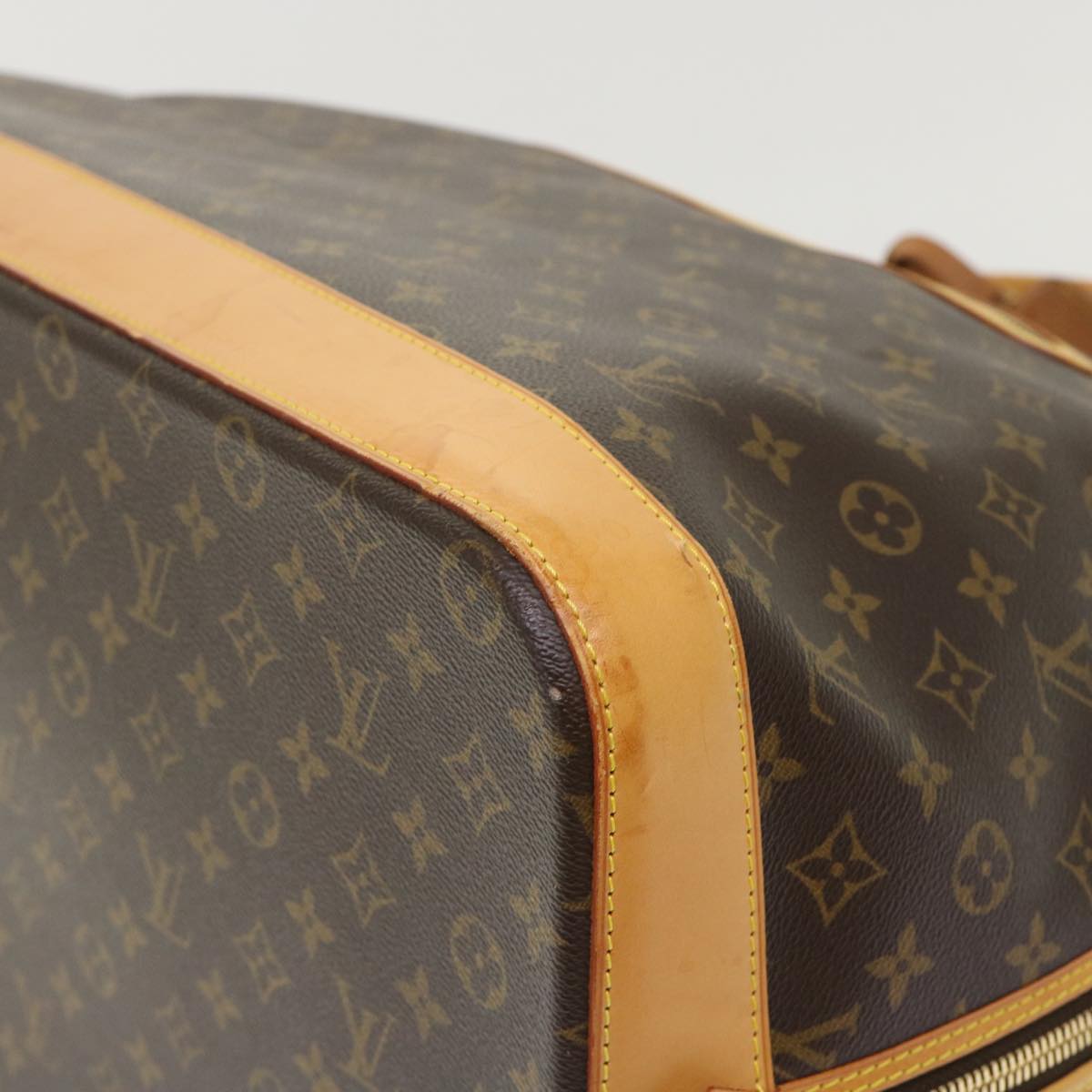 Louis Vuitton Alma Brown Canvas Travel Bag (Pre-Owned)
