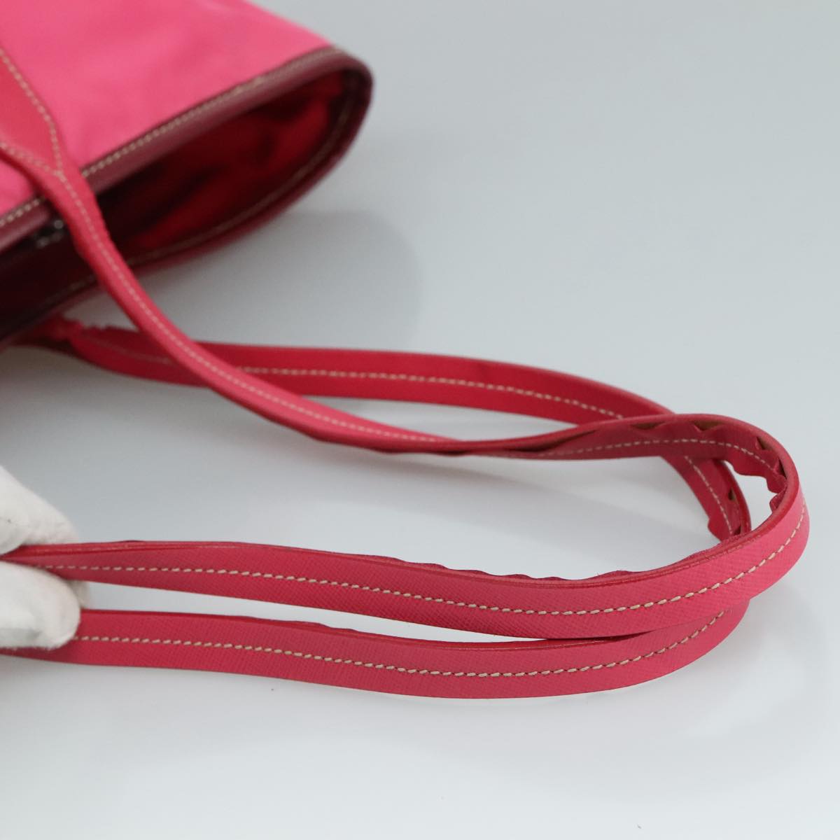Prada Re-Nylon Pink Synthetic Tote Bag (Pre-Owned)