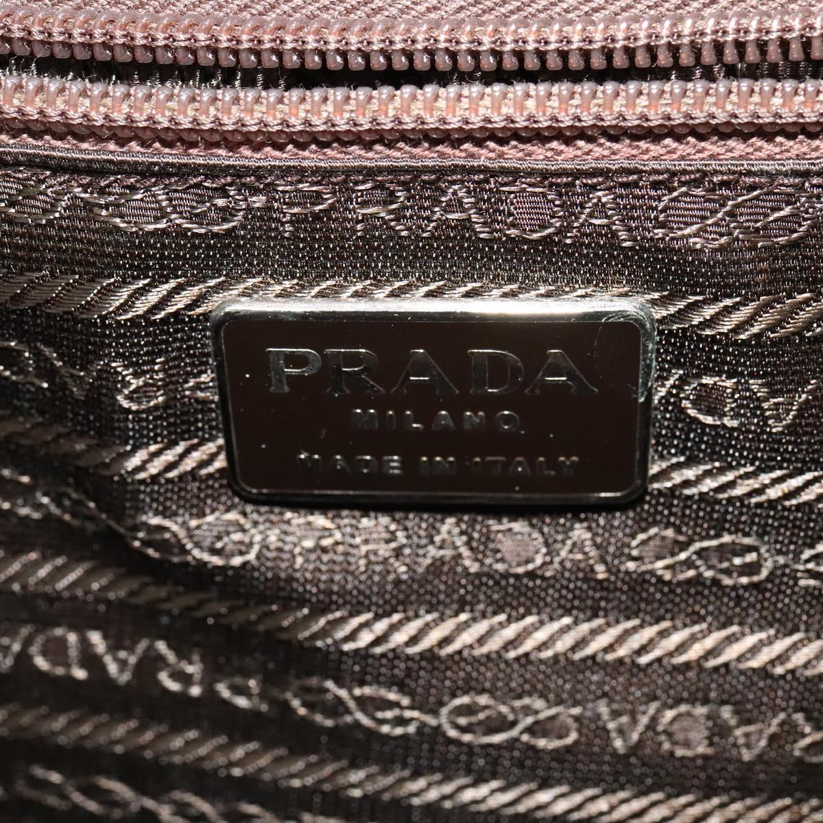 Prada Vitello Khaki Synthetic Handbag (Pre-Owned)