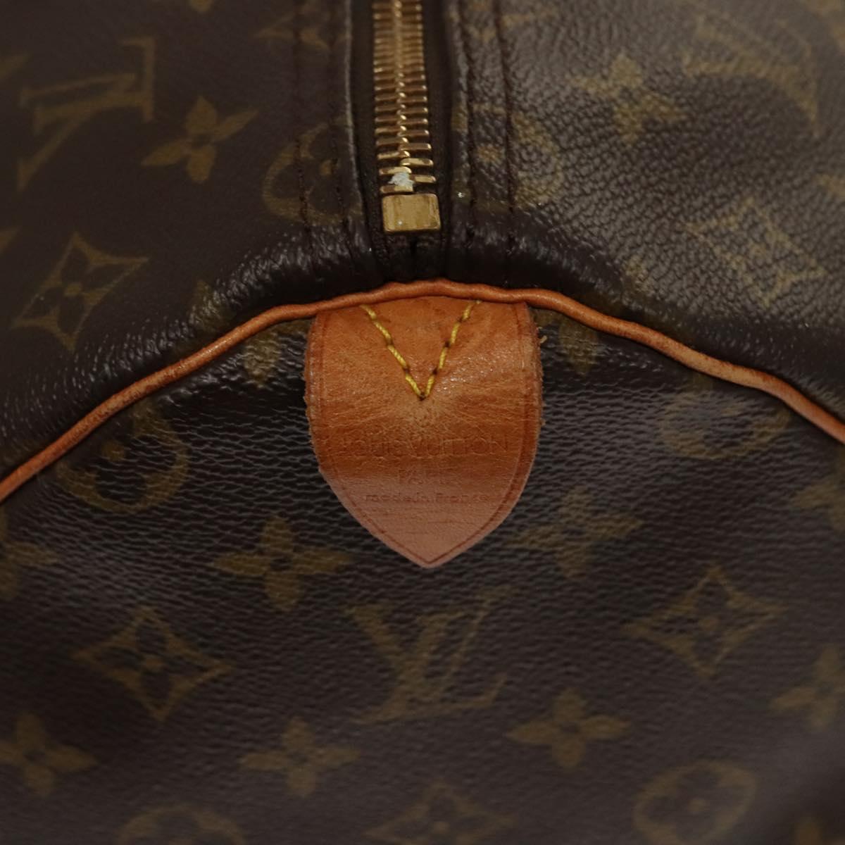 Louis Vuitton Keepall 45 Brown Canvas Travel Bag (Pre-Owned)