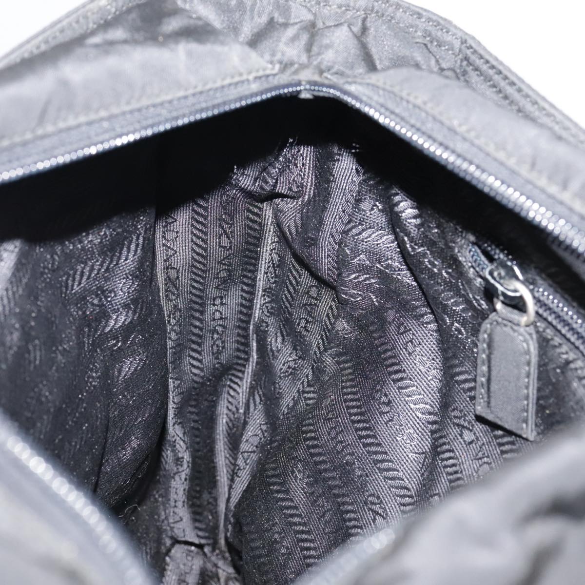 Prada Black Synthetic Shoulder Bag (Pre-Owned)