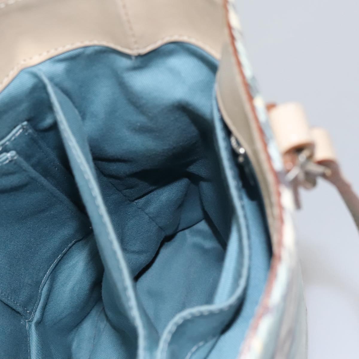 Burberry Blue Label Blue Canvas Tote Bag (Pre-Owned)