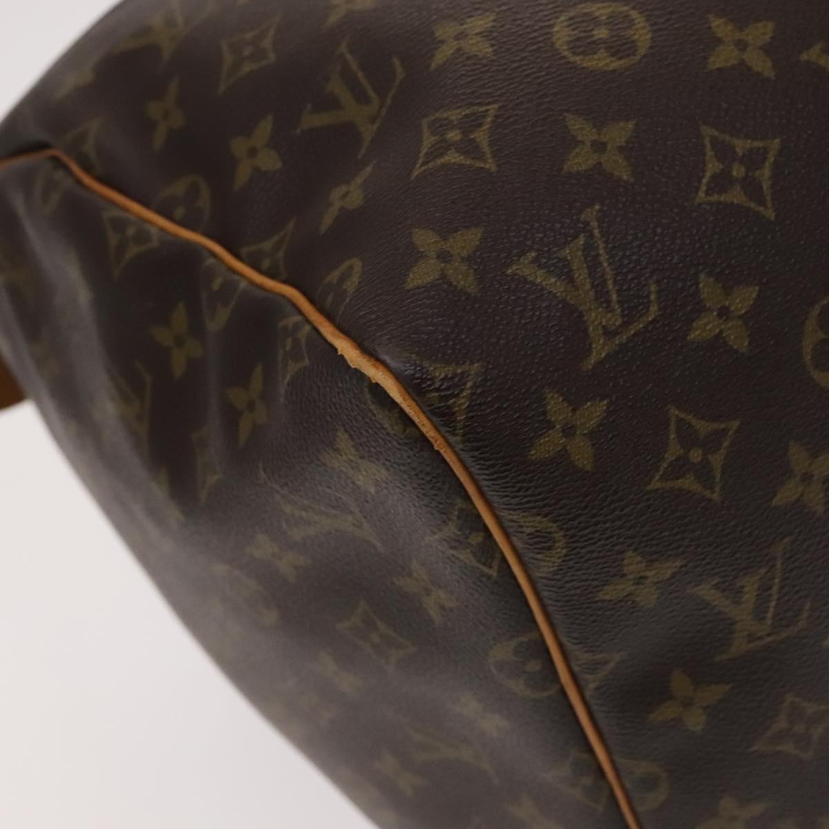 Louis Vuitton Keepall 55 Brown Canvas Travel Bag (Pre-Owned)