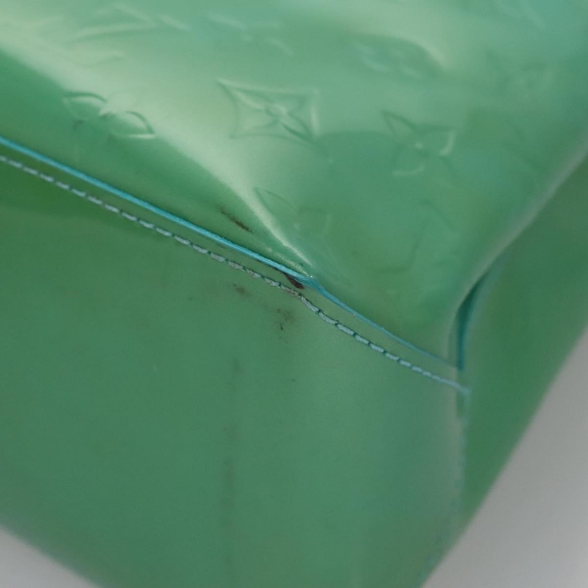 Louis Vuitton Wilshire Blue Patent Leather Handbag (Pre-Owned)