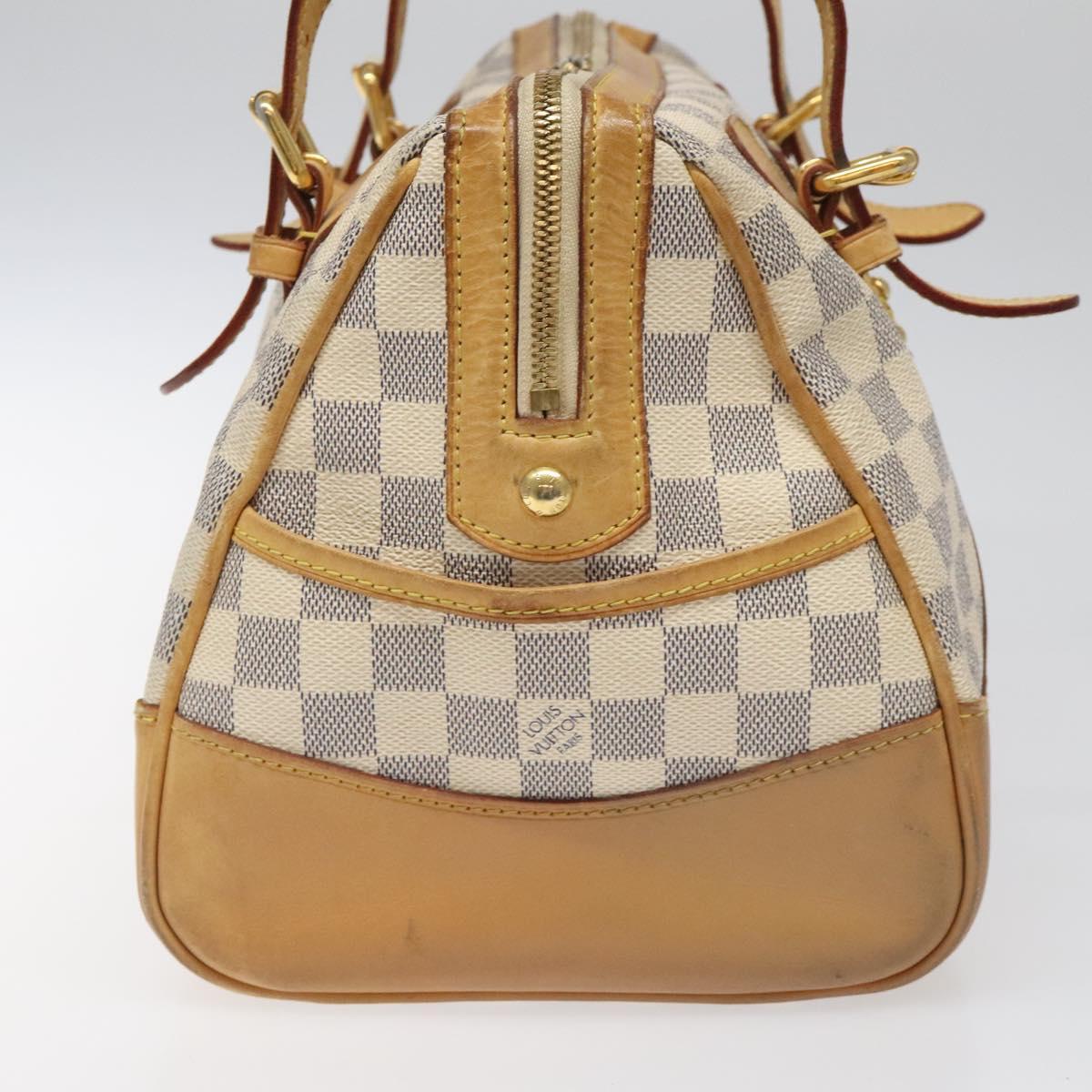 Louis Vuitton Berkeley White Canvas Handbag (Pre-Owned)