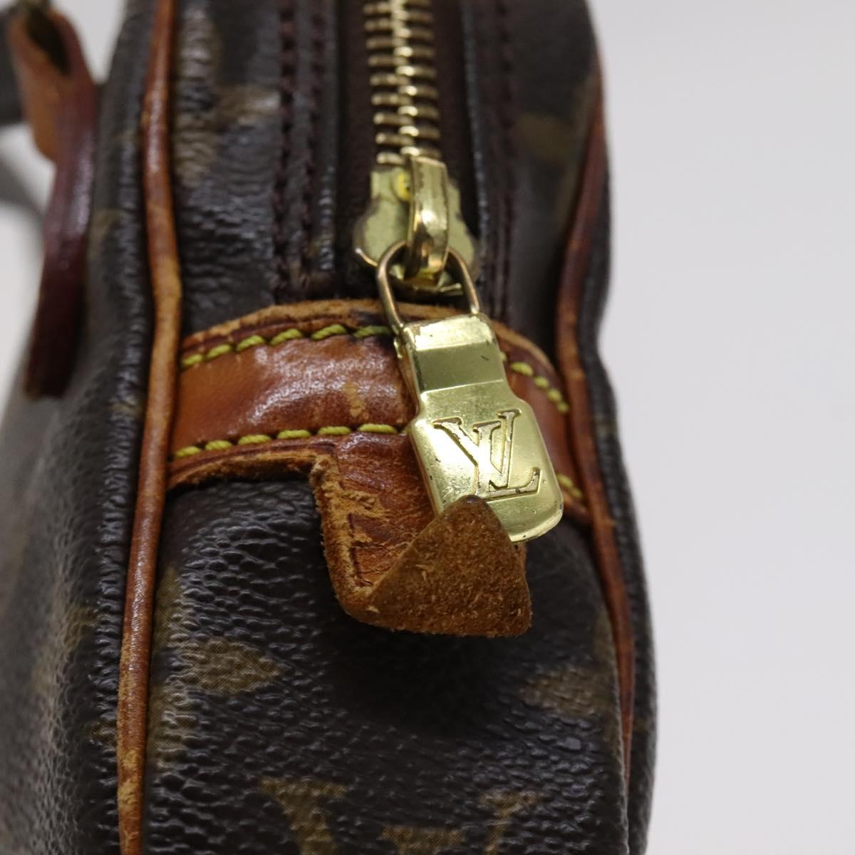 Louis Vuitton Marly Brown Canvas Shoulder Bag (Pre-Owned)