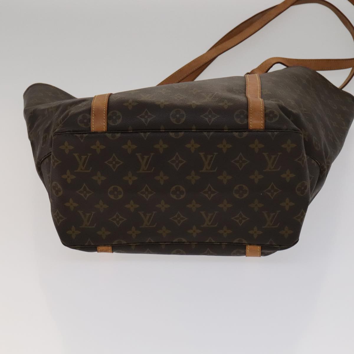 Louis Vuitton Shopping Brown Canvas Tote Bag (Pre-Owned)