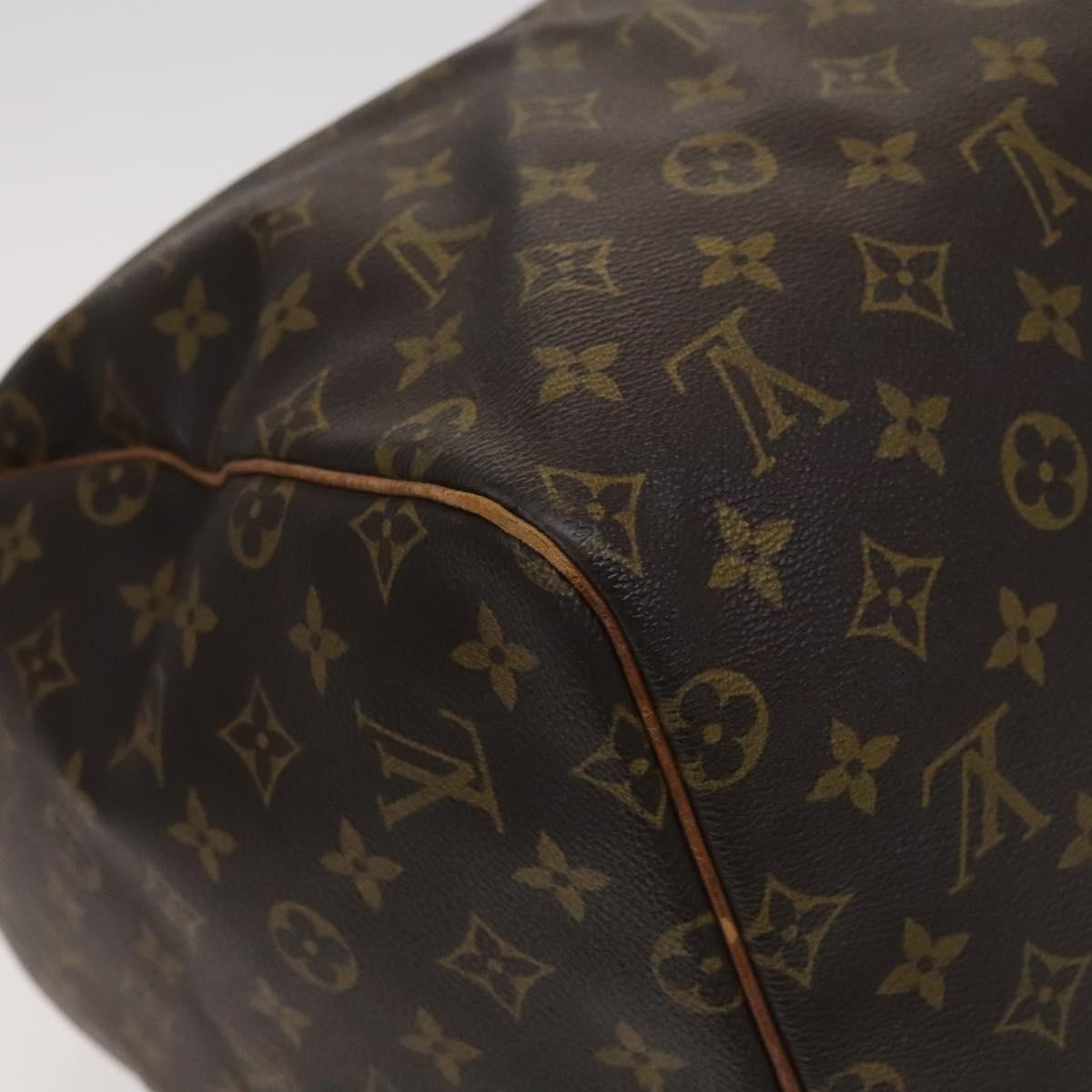 Louis Vuitton Keepall 55 Brown Canvas Travel Bag (Pre-Owned)