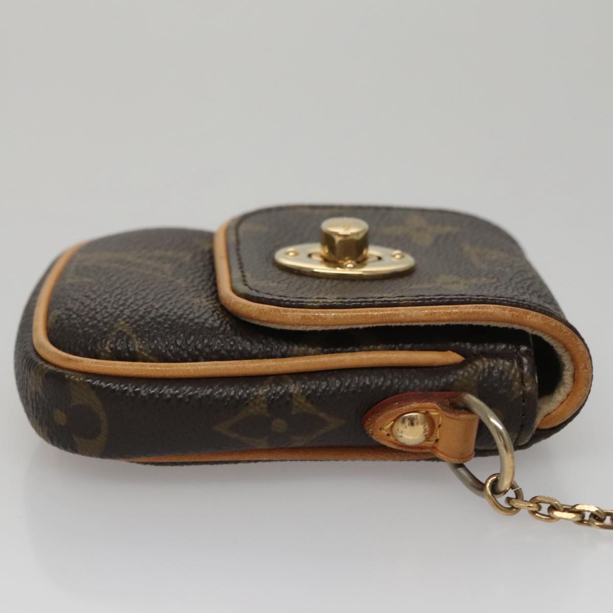 Louis Vuitton Tulum Brown Canvas Clutch Bag (Pre-Owned)