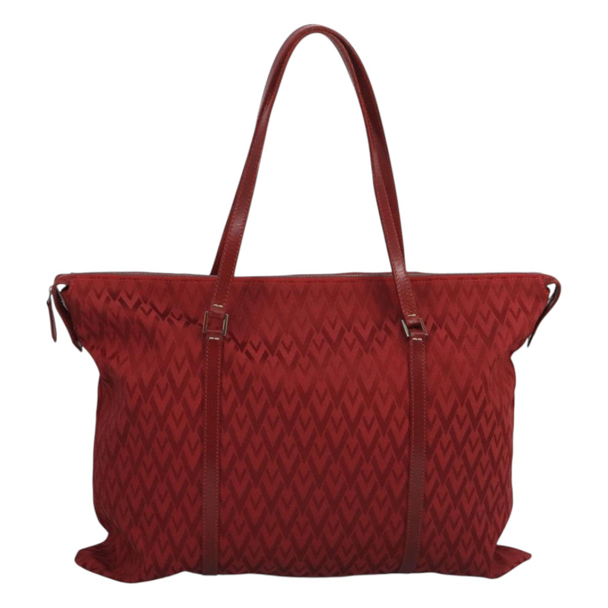 Valentino Garavani Red Canvas Tote Bag (Pre-Owned)