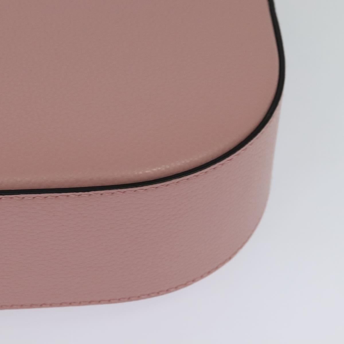 Versace Pink Leather Shoulder Bag (Pre-Owned)