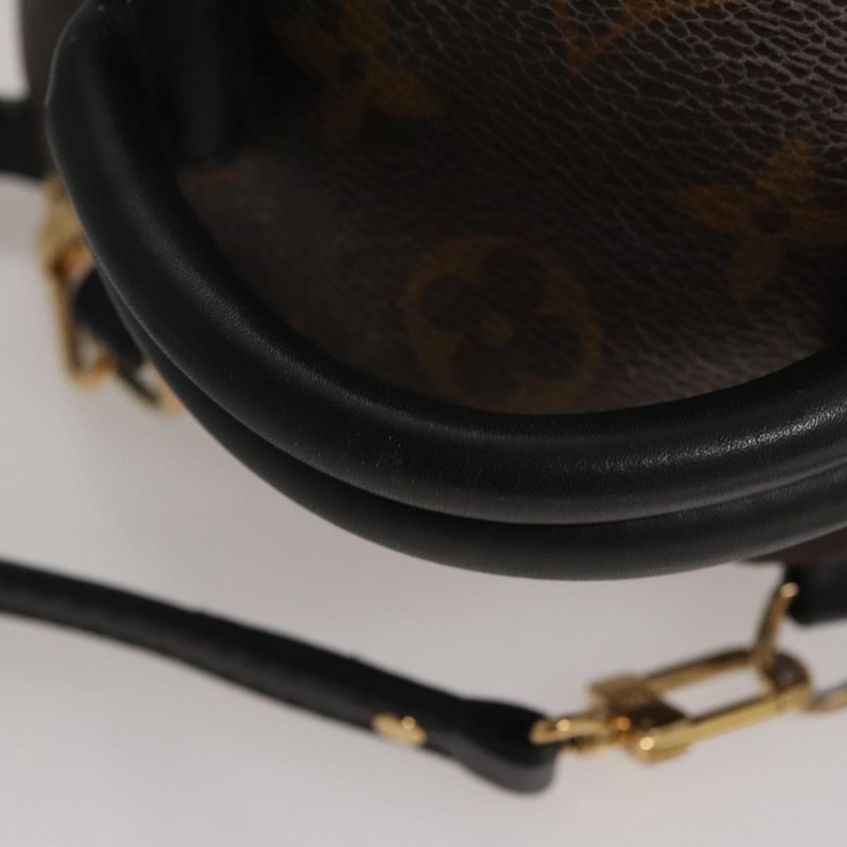 Louis Vuitton Palm Springs Mini Brown Canvas Backpack Bag (Pre-Owned)
