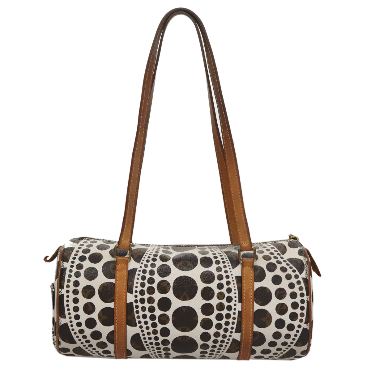Louis Vuitton Papillon 30 White Canvas Handbag (Pre-Owned)