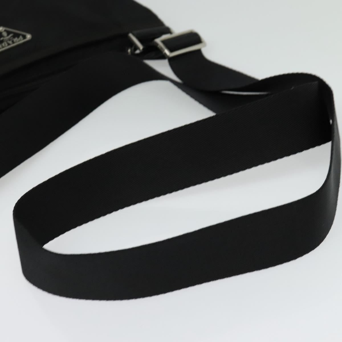 Prada Re-Nylon Black Nylon Shoulder Bag (Pre-Owned)