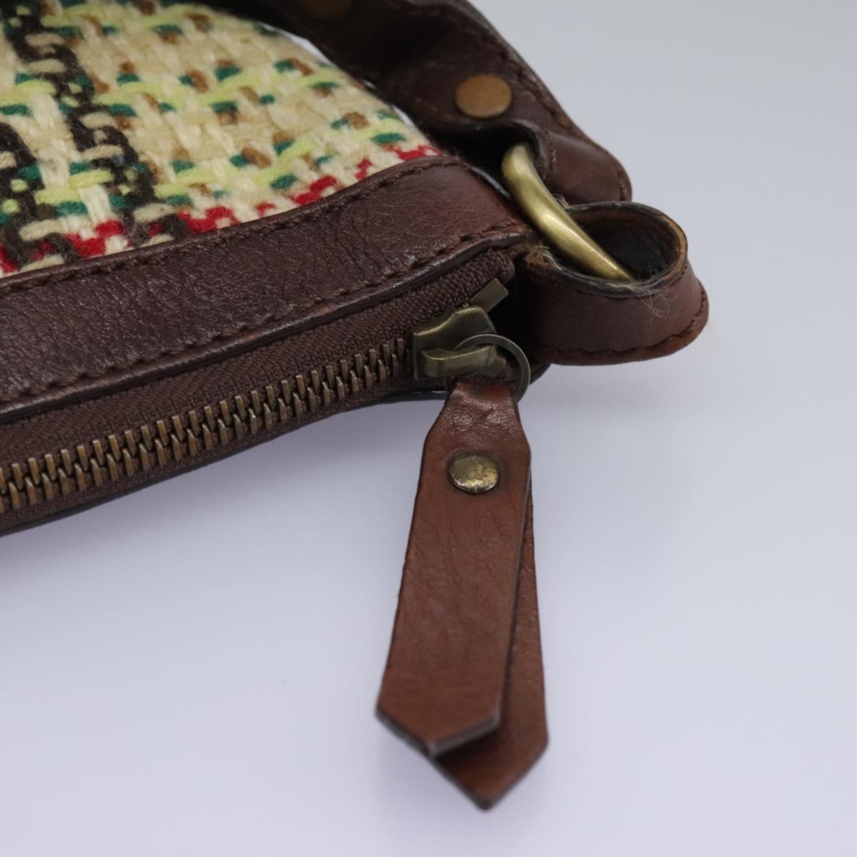 Burberry House Check Multicolour Tweed Shoulder Bag (Pre-Owned)