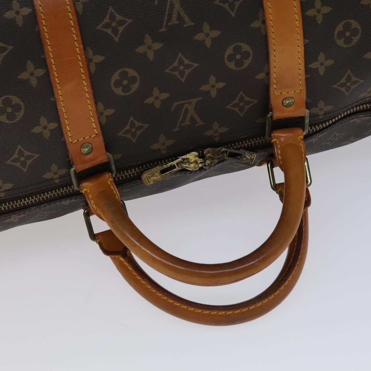 Louis Vuitton Keepall 60 Brown Canvas Travel Bag (Pre-Owned)