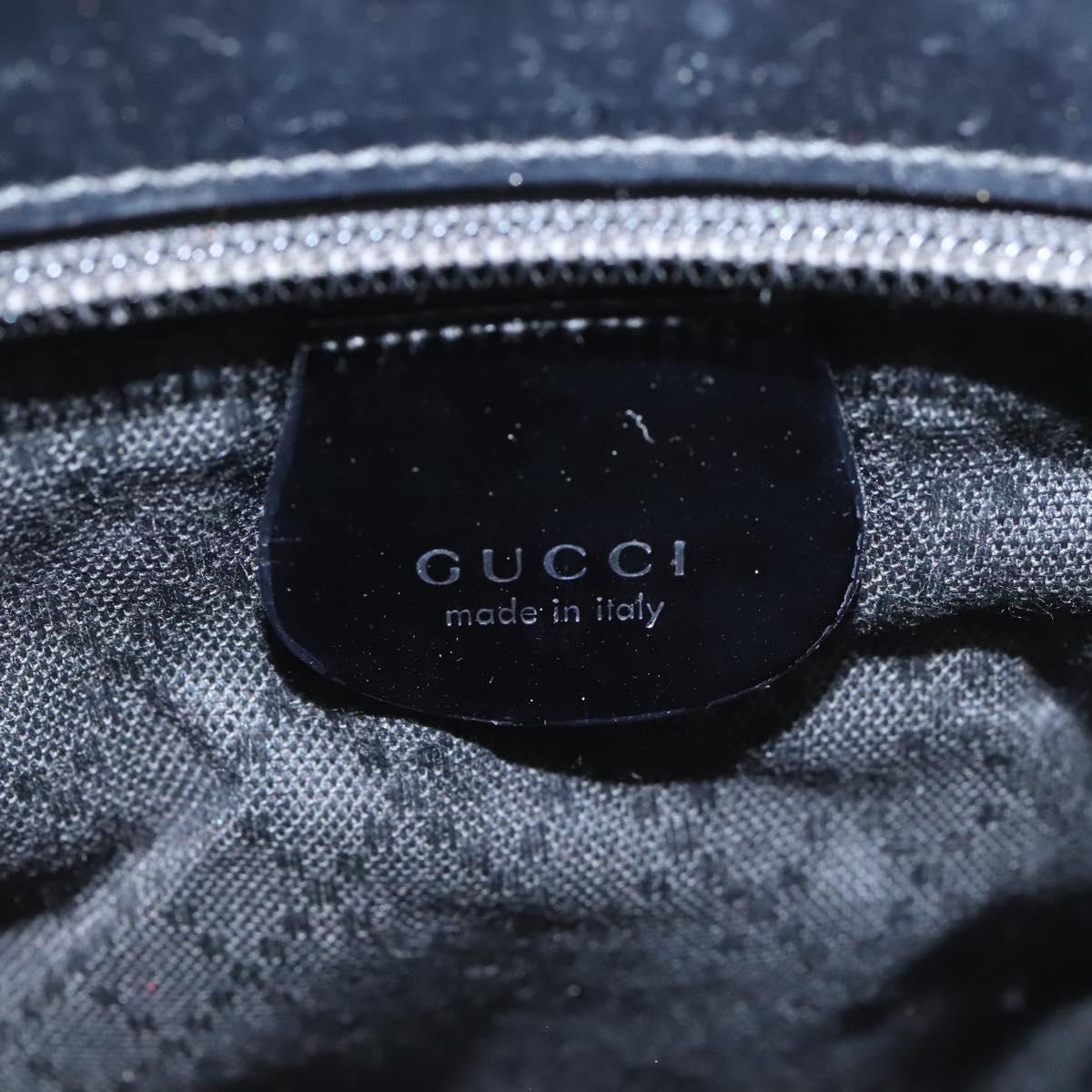 Gucci Bamboo Black Canvas Handbag (Pre-Owned)