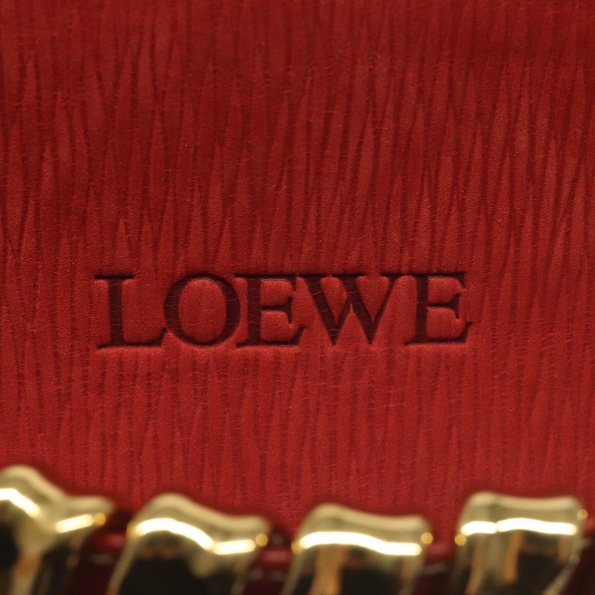 Loewe Velazquez Red Leather Handbag (Pre-Owned)