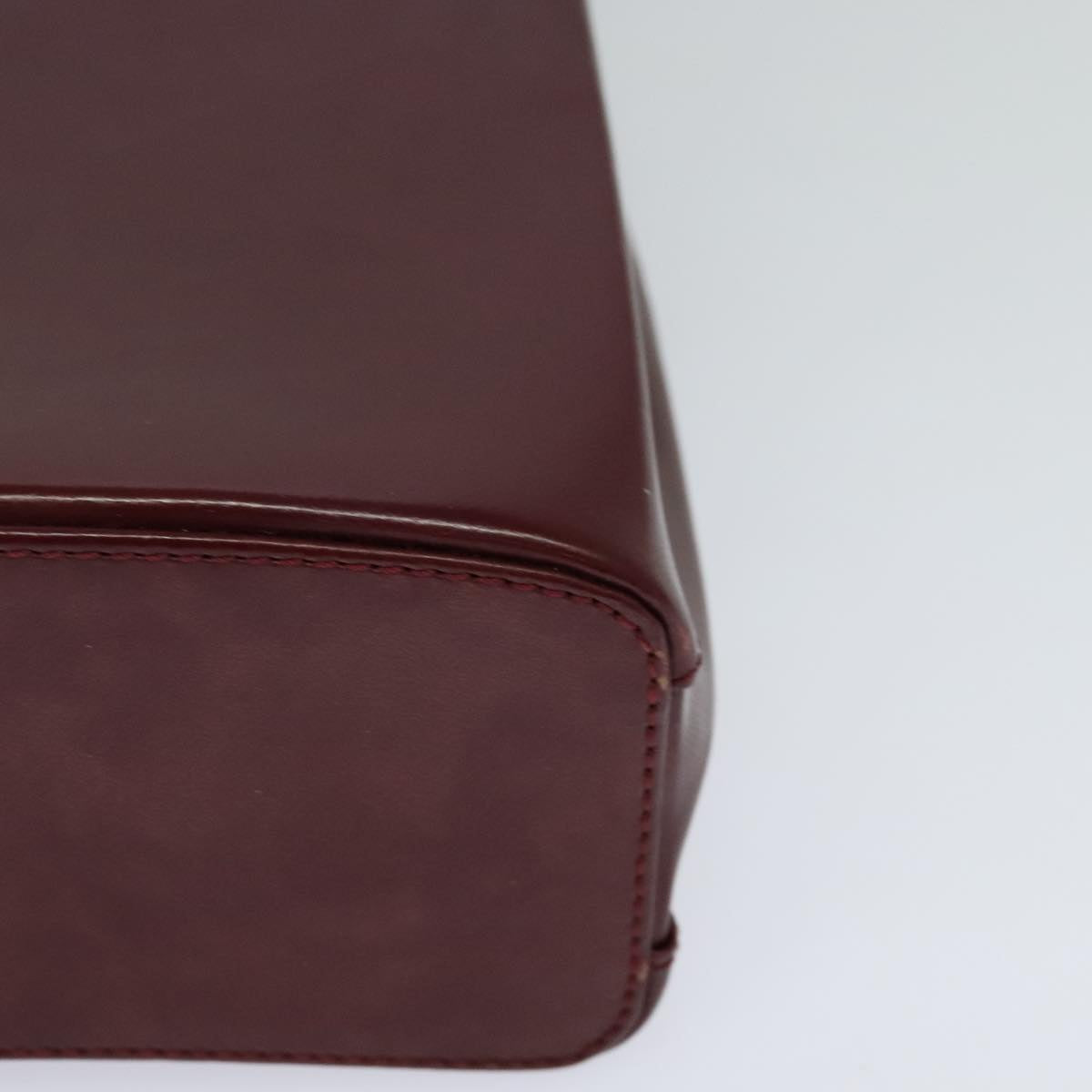 Cartier Trinity Burgundy Leather Handbag (Pre-Owned)