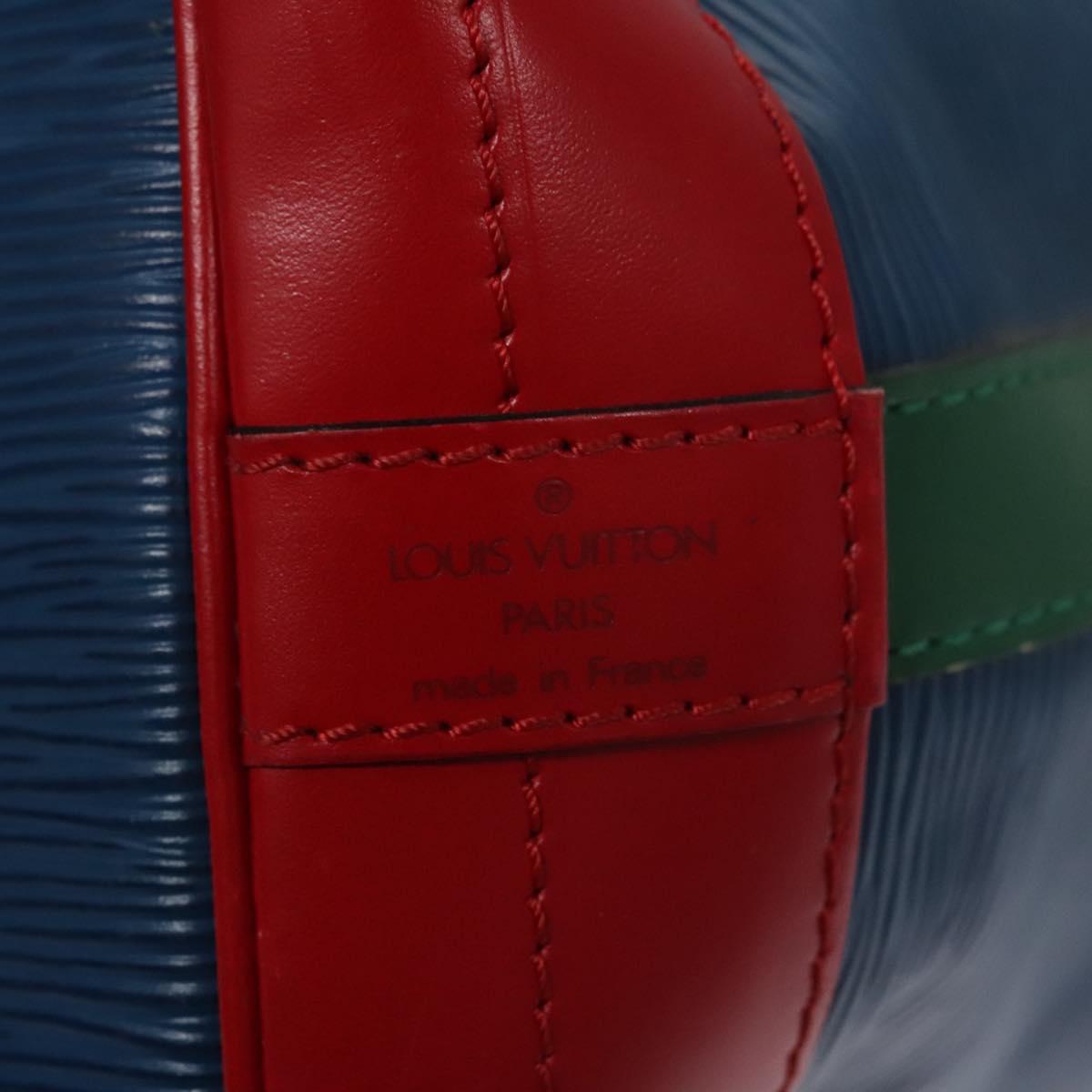 Louis Vuitton Noe Blue Leather Shoulder Bag (Pre-Owned)