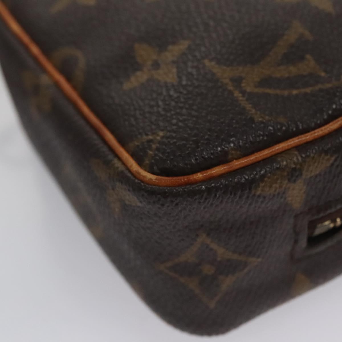 Louis Vuitton Wapiti Brown Canvas Clutch Bag (Pre-Owned)