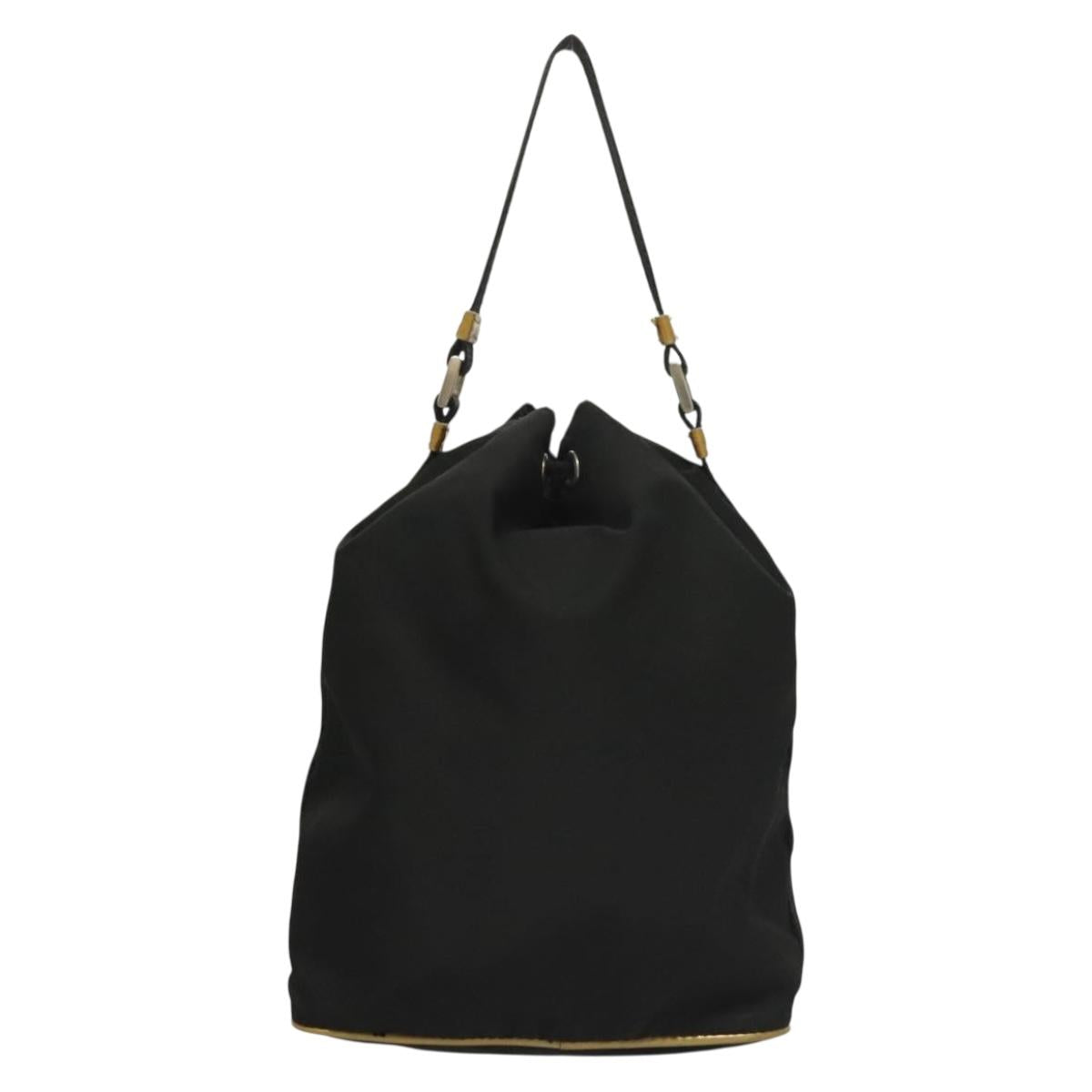 Prada Re-Nylon Black Nylon Handbag (Pre-Owned)