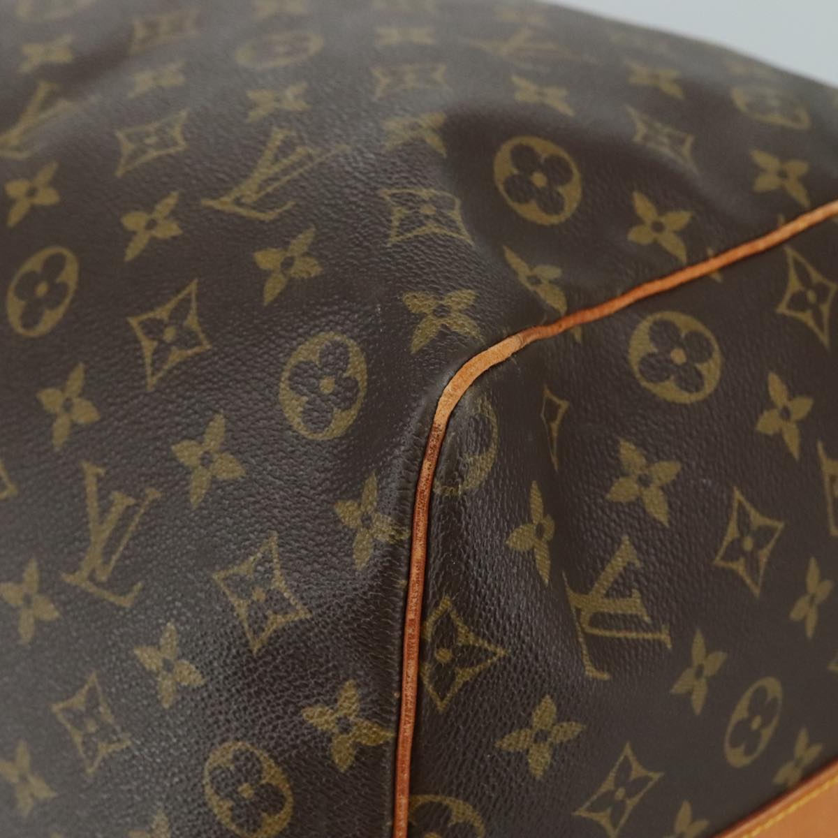 Louis Vuitton Keepall 60 Brown Canvas Travel Bag (Pre-Owned)