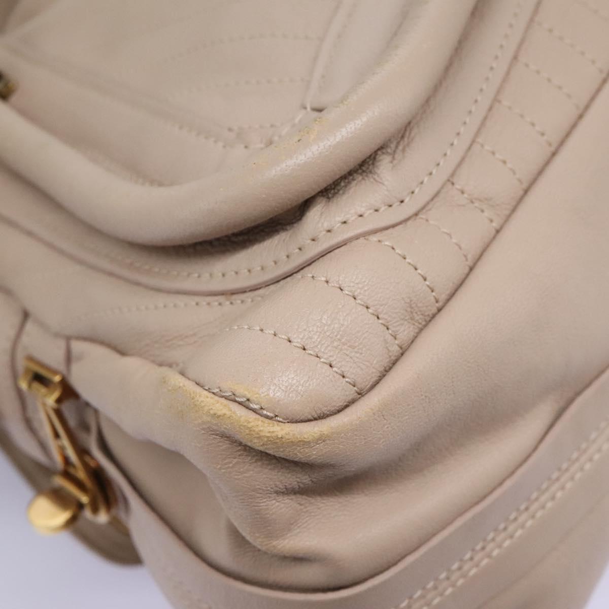 Chloé Paraty Beige Leather Handbag (Pre-Owned)