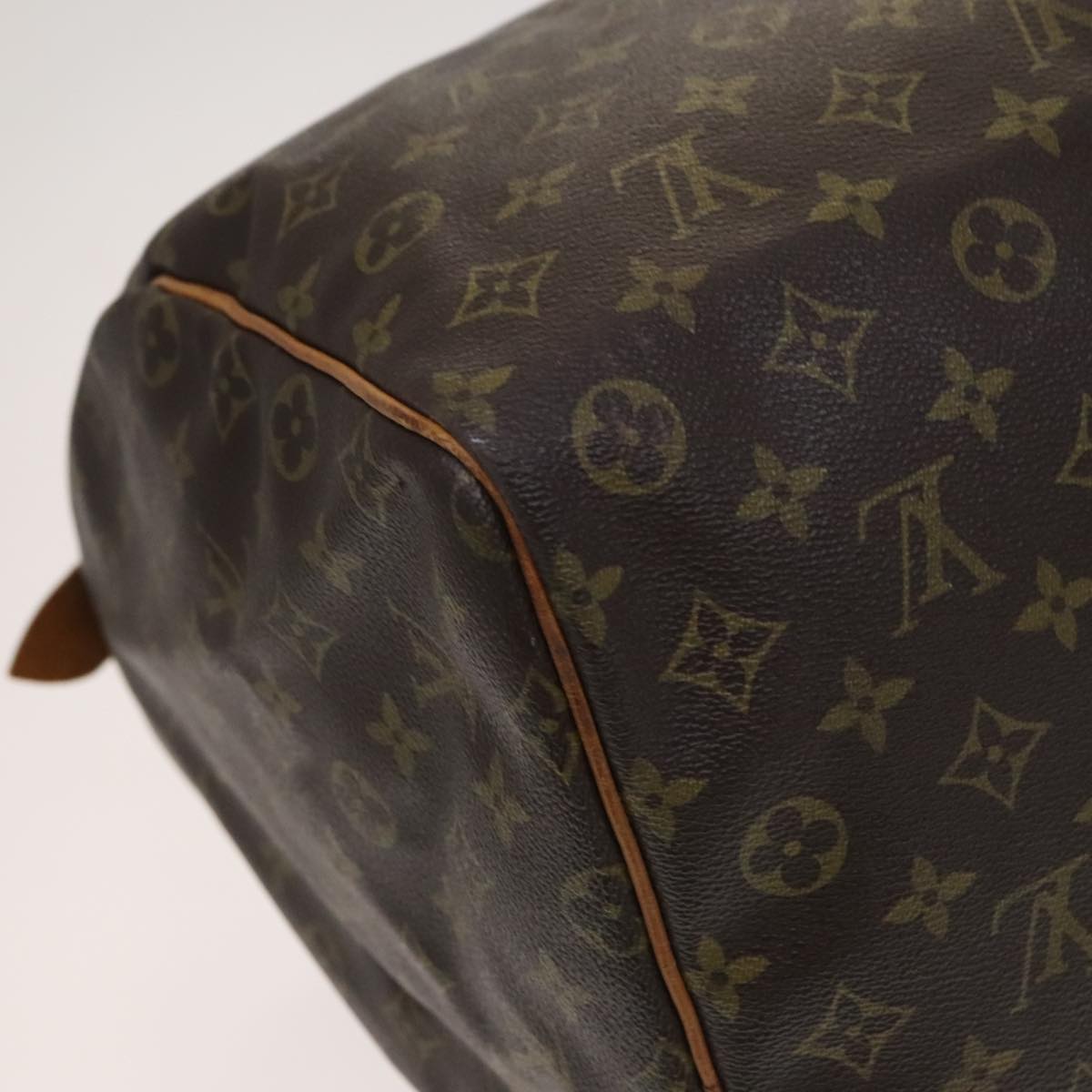Louis Vuitton Keepall 60 Brown Canvas Travel Bag (Pre-Owned)