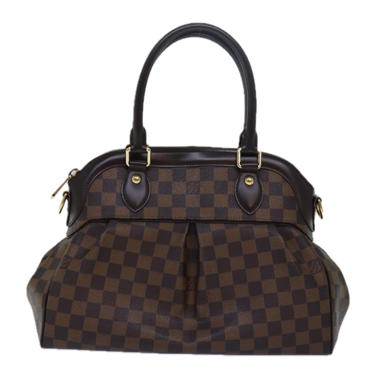 Louis Vuitton Trevi Brown Canvas Handbag (Pre-Owned)