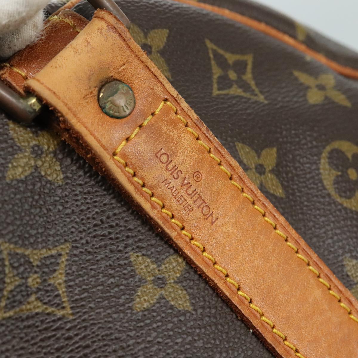 Louis Vuitton Keepall 60 Brown Canvas Travel Bag (Pre-Owned)